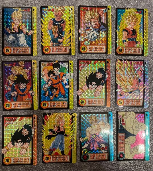 12枚セット まとめ売り カードダス レア ドラゴンボール
