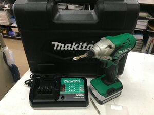 【中古品】makita(マキタ) 【DIY】14.4v充電インパクトドライバ (1.3Ahバッテリx1/充電器/ケース) M697DSX ITVLEX6QWC4X