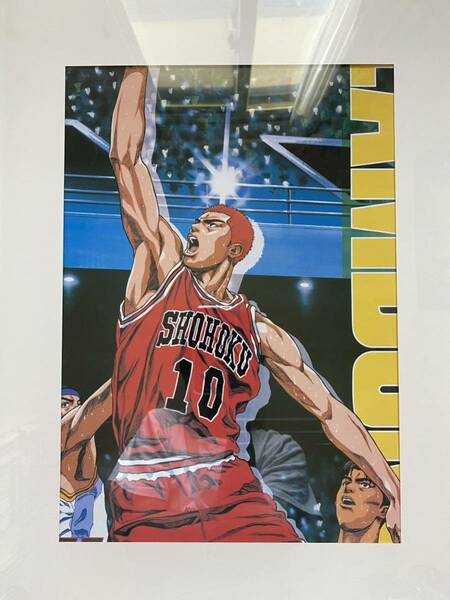 【額装品】スラムダンク　SLAM DUNK 井上雄彦 ポスター大ver P TAKEHIKO INOUE 検)セル画　原画　ポストカード　イラスト