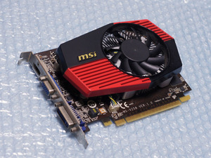 ☆ 清掃済 MSI GeForce GT 440 512MB GDDR5 補助電源不要 ☆ PCI-E