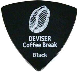Deviser Coffee PICK Black pick 0.8mm 10 шт. комплект (ti козырек )