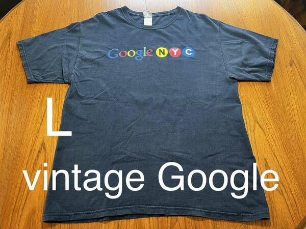 貴重デザイン！Google ヴィンテージ Tシャツ　グーグル　企業Tシャツ　テック企業