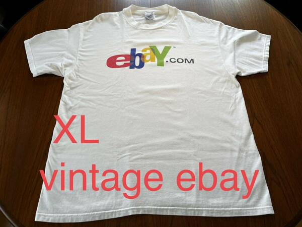 人気！ebay ロゴ　Tシャツ　ヴィンテージ イーベイ　テック企業　vintage T shirts