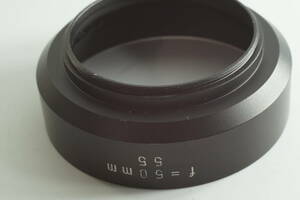 109『送料無料 キレイ』FUJICA 標準50mm 55mmレンズ用 金属製レンズフード