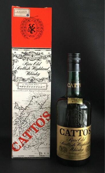 【古酒 】ヴィンテージ ブレンデッド スコッチウイスキー CATTO'S 未開栓