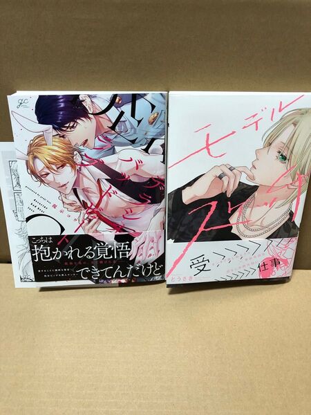 「デラシネバットビートラブ 現示コウ(アニメイト特典ペーパー付き)」「モデルスケッチ どうざき」