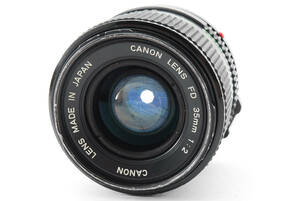 稀少品 キャノン CANON NEW FD 35mm F2 ♯A3842