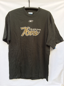 訳あり品 XLフィラデルフィア 76ERS シクサーズ リーボック Ｔシャツ NBA REEBOK 1003