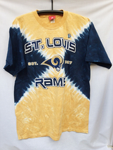 ST. LOUIS RAMS NFL セントルイス ラムズ タイダイ Tシャツ TEE 半袖 半袖TシャツT-SHIRTS XL 998_画像1