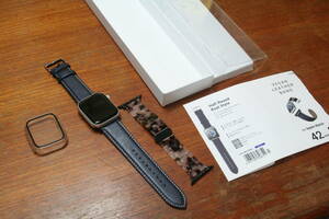 アップルウォッチ Apple Watch Series7 GPS+Cellular 45mm アルミニウム MKJQ3J/A バッテリー100% 新品エレコム製バンド付き 現状渡し