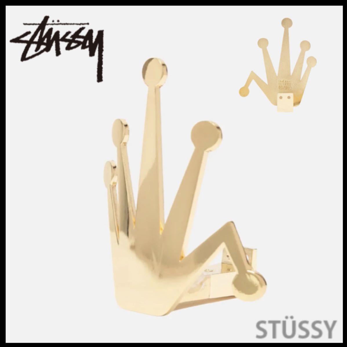 ステューシー Stussy クラウン プルオーバーパーカー｜PayPayフリマ