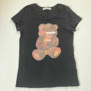 (USED)UNDERCOVER アンダーカバー グラデーション 親子 モザイクベア クマ Tシャツ 半袖。