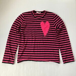 (USED)難あり COMME des GARONS ボーダー柄 ニット セーター プルオーバー トップス 長袖Tシャツ PUNK ROCK