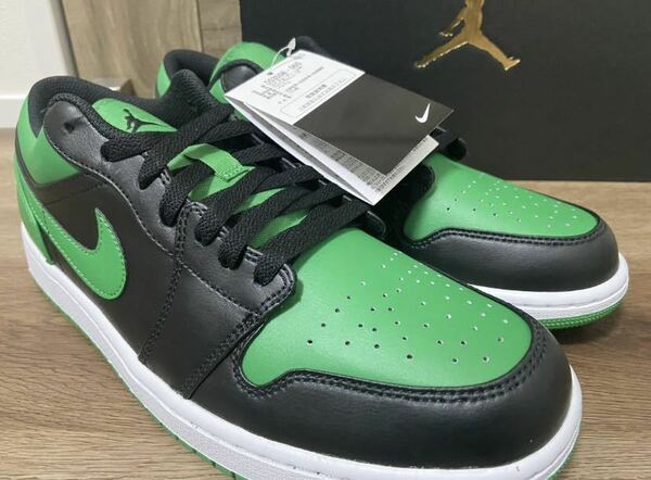 即決26cm NIKE AIR JORDAN1 Low Lucky Greenナイキ エアジョーダン1 ロー ラッキー グリーン 553558-065 新品国内正規品　US8