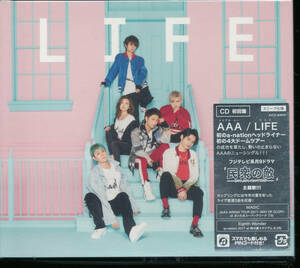 トリプルエーAAA/LIFE 初回盤★民衆の敵~世の中、おかしくないですか!?~★スリーブケース付外袋有