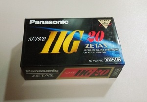 未使用 VHS-Cカセットテープ パナソニック Panasonic　ZETAS SUPER HG 20 NV-TC20XHG