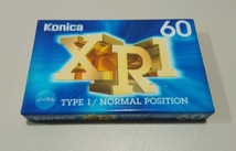 未使用 カセットテープ konica コニカ XR1 60 TYPE1 NORMAL 60分_画像1