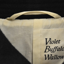 Violet Buffalo Wallows バイオレット バッファロー ワローズ メルトンショールカラーコート ウール Pコート ネイビー コート_画像8