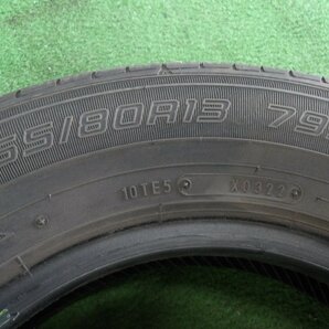 『DUNROP ダンロップ EC202 155/80R13 2022年製 夏タイヤ ノーマルタイヤ 4本セット』の画像9