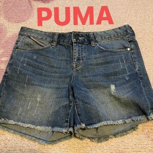 PUMA デニムショートパンツ　W26