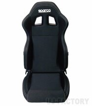 【再入荷★正規品/sparco newバージョン】★セミバケットシート R100J★ ブラック/ブラックボーダー(左右共通モデル)009014ENRNR_画像3