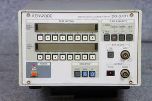  used operation goods KENWOOD DG-2431 Digital Audio Signal Generator Kenwood digital * audio signal generator 