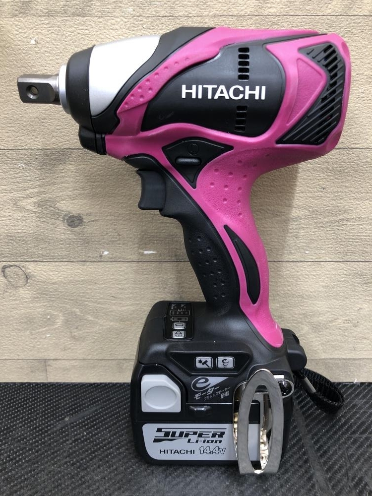 016□未使用品□日立工機 HITACHI コードレスインパクトレンチ 14.4V
