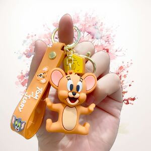 「6」キーホルダー ストラップ　キーホルダー　キーリング　アクセサリー Jerry