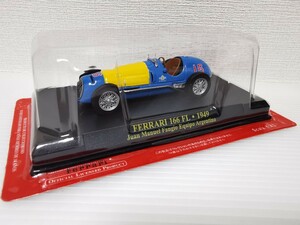 送料220円〜★未開封★ アシェット 公式フェラーリF1コレクション Ferrari 166 FL 1949 Juan Manuel Fangio Equipo Argentino 1/43スケール