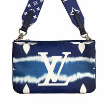 ☆LOUIS VUITTON ルイヴィトン モノグラム ジャイアント LVエスカル・ポシェットドゥーブルジップ ショルダーバッグ M69124 別売ストラップ_画像2