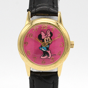 Disney ミニーマウス レディースウォッチ 腕時計 B00136