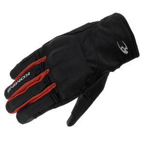 KOMINE( Komine ) super Fit protect rain glove GK-2583 Black/Red( black / red ) S size 