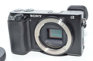 230734 ★ Почти новый ★ Sony безразрывно без зеркала SLR α6100 Bload Black Ilce-6100 B 11 штук во второй непрерывной стрельбе в реальном времени AF