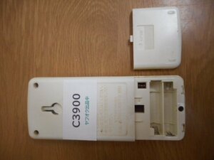 C3900◆ナショナル エアコンリモコン A75C2672(ク）