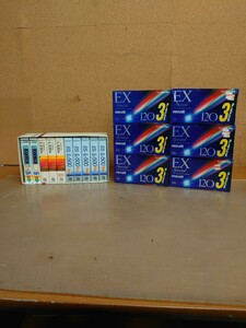 【未使用】 SONY konica Beta ビデオカセット１０品maxell T-120EXS.3P６品まとめて