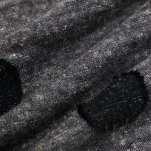 Yohji Yamamoto + NOIR 2012ss レーヨン、コットン、リネン ドット柄 カットソー カーディガン 12ss ノアール 水玉 Tシャツの画像8