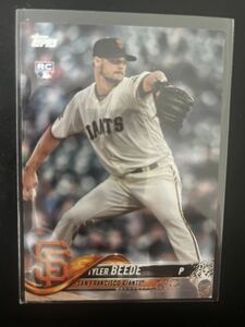 NPB 来日外国人 タイラー・ビーディ 巨人 読売 ジャイアンツ トレーディングカード 2018 Topps Update Series サンフランシスコ