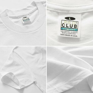 新品未使用 プロクラブ 5.8oz コンフォート 無地 半袖 Tシャツ 白 Lサイズ 2枚セット PRO CLUB 102 ホワイト クルーネックの画像9