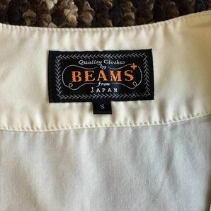 未使用 BEAMS PLUS Utility Vest ビームスプラス ユーティリティベスト Sサイズ NATURAL WORK VEST ヴィンテージクローズ オーセンティックの画像3