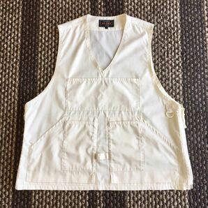 未使用 BEAMS PLUS Utility Vest ビームスプラス ユーティリティベスト Sサイズ NATURAL WORK VEST ヴィンテージクローズ オーセンティックの画像1