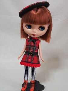 Doll Dressing ручная работа Neo Blythe размер . европейская одежда комплект кукла / наружный Fit костюм / One-piece / носки / платье / шляпа / retro / кукла одежда blythe