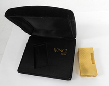 VINCI/ヴィンチ◇ガスライター PARIS フランス製 火花発生確認 ジャンク品_画像1