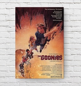 グーニーズ 映画ポスター The Goonies US版 黒フレーム付き A3サイズ mi1