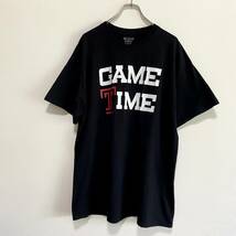 アメリカ古着　GAME TIME　イベントTシャツ　半袖Tシャツ　両面プリント　XLサイズ　ビッグサイズ　ゆるだぼ　【J554】_画像1