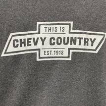 アメリカ古着　Chevy Country　半袖Tシャツ　XLサイズ　ビッグサイズ　グレー　ゆるだぼ　【J570】_画像5