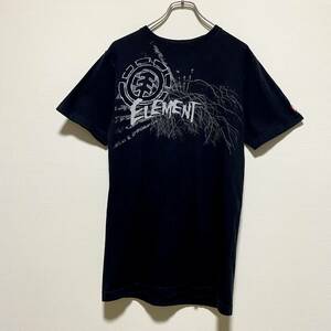 アメリカ古着　エレメント　ELEMENT　スケボー　ストリート　半袖Tシャツ　プリント　Sサイズ　コットン　【F266】