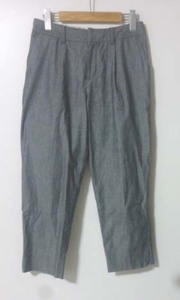 anyFAM cropped pants 8,9 minute height about pants Onward . mountain cotton flax . gray color size 2