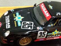 希少1/18 アンソン 30327-W ポルシェ 911 GT2 WRC 日本選手権 リード35_画像7
