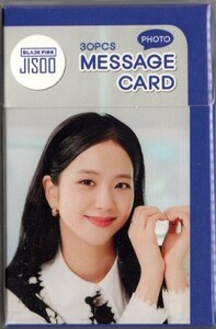  Korea K-POP *BLACK PINK black pink JISOOjis* message card MESSAGE CARD 30PCS