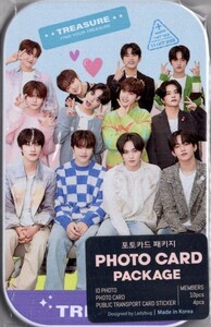  Korea K-POP *TREASUREto leisure * photo card package 